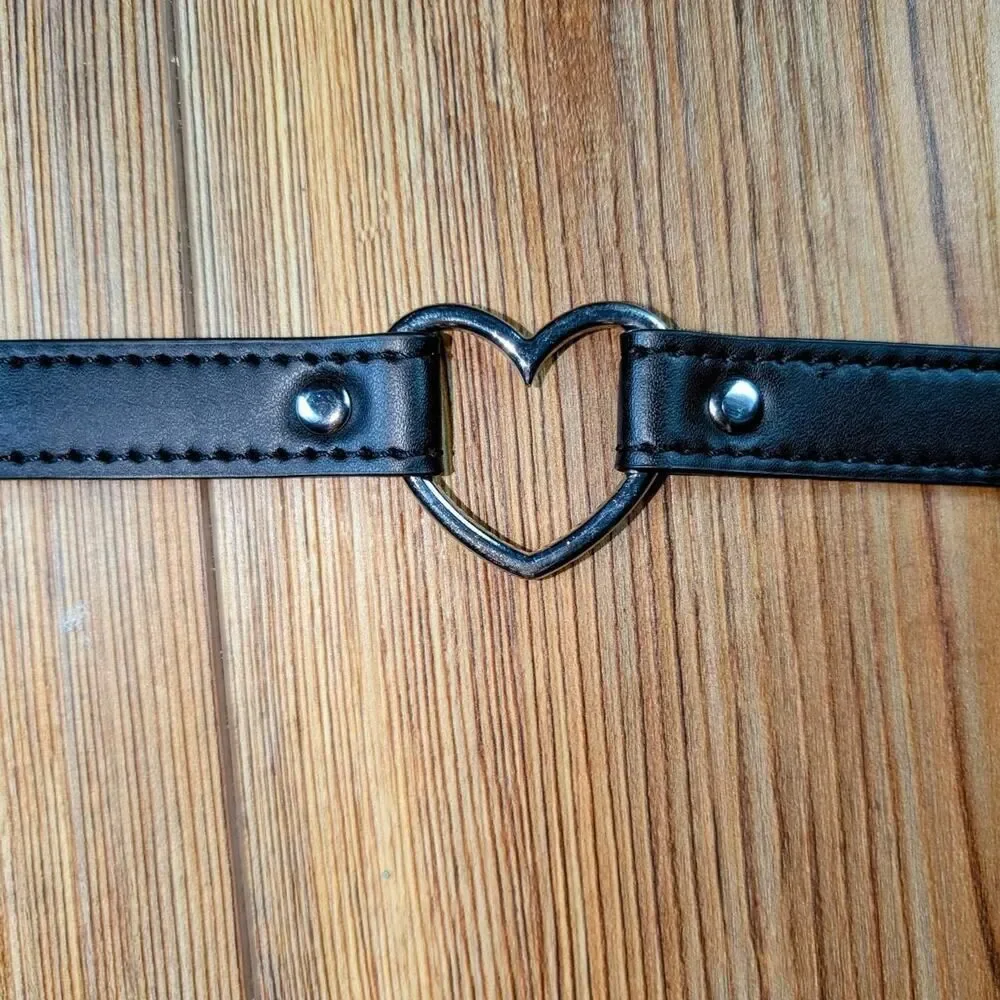 GOTH HEART CHOKER NECKLACE EMO PUNK COSPLAY KAWAII